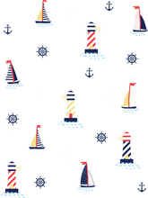 Load image into Gallery viewer, Ann Dress - Nautical / Yellow
