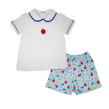 Load image into Gallery viewer, Sibley Short Set - White, Blue School