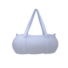 Load image into Gallery viewer, Overnight Duffle Bag - Blue Quilted
