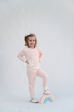 Load image into Gallery viewer, Quilted Sweatsuit - Pink, White Quilted