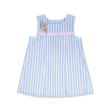Load image into Gallery viewer, Kara Dress - Perfect Day Blue Pinstripe, Kite
