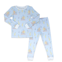 Load image into Gallery viewer, Sweet Pea PJ Set - Carousel Dreams, White

