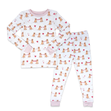 Load image into Gallery viewer, Sweet Pea Pj Set - Puppy Love, Park Pink
