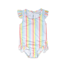 Load image into Gallery viewer, Lottie Swimsuit - Rainbow Stripe
