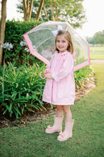 Load image into Gallery viewer, Rainy Day Raincoat - Pink, Wilmington Pink Windowpane
