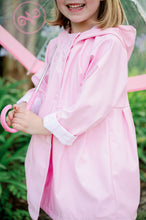 Load image into Gallery viewer, Rainy Day Raincoat - Pink, Wilmington Pink Windowpane

