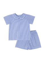 Load image into Gallery viewer, Sibley Short Set - Blue Pinstripe
