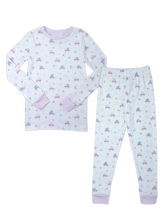 Load image into Gallery viewer, Sweet Pea PJ Set - Wagon / Heart Pink
